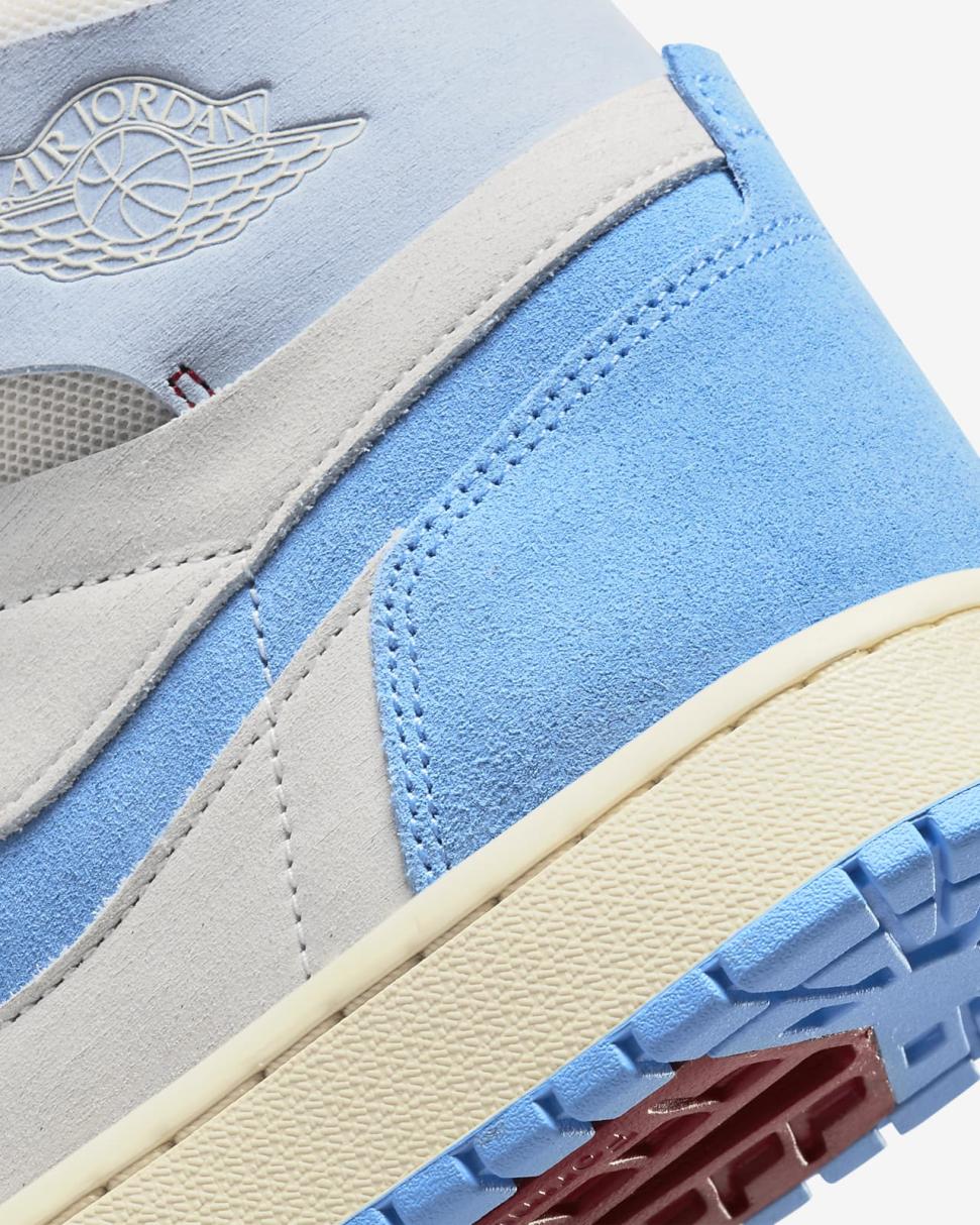 Air Jordan 1 Zoom CMFT 2 Phantom/Ice Blue/Gym Red/University Blue | Womens Nike Lifestyle
