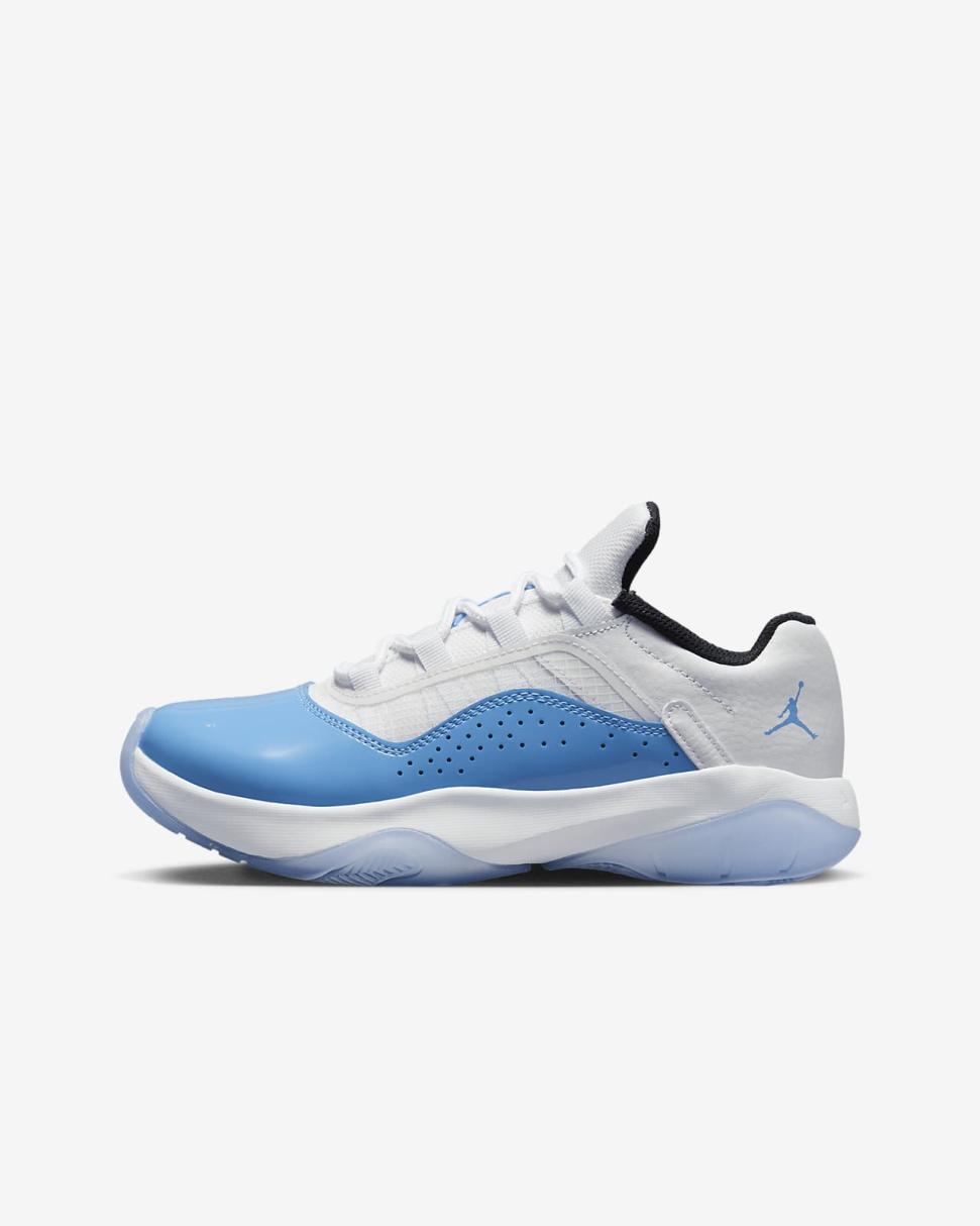Air Jordan 11 CMFT Low White/Black/University Blue | Kids Nike Jordan