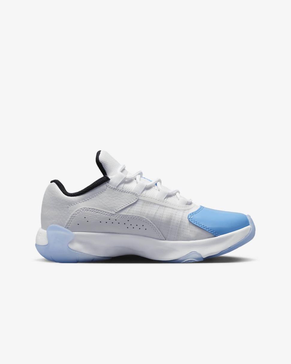 Air Jordan 11 CMFT Low White/Black/University Blue | Kids Nike Jordan