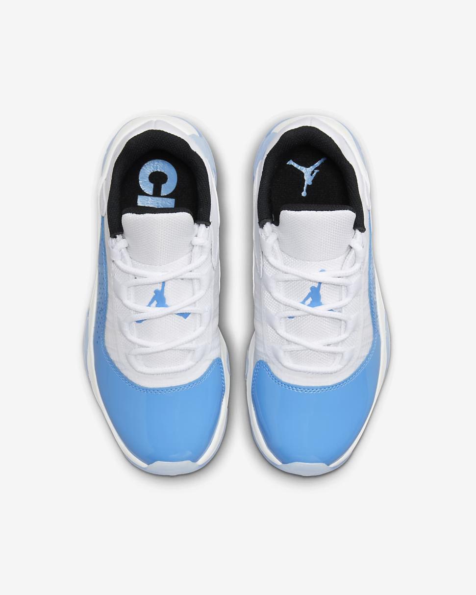 Air Jordan 11 CMFT Low White/Black/University Blue | Kids Nike Jordan