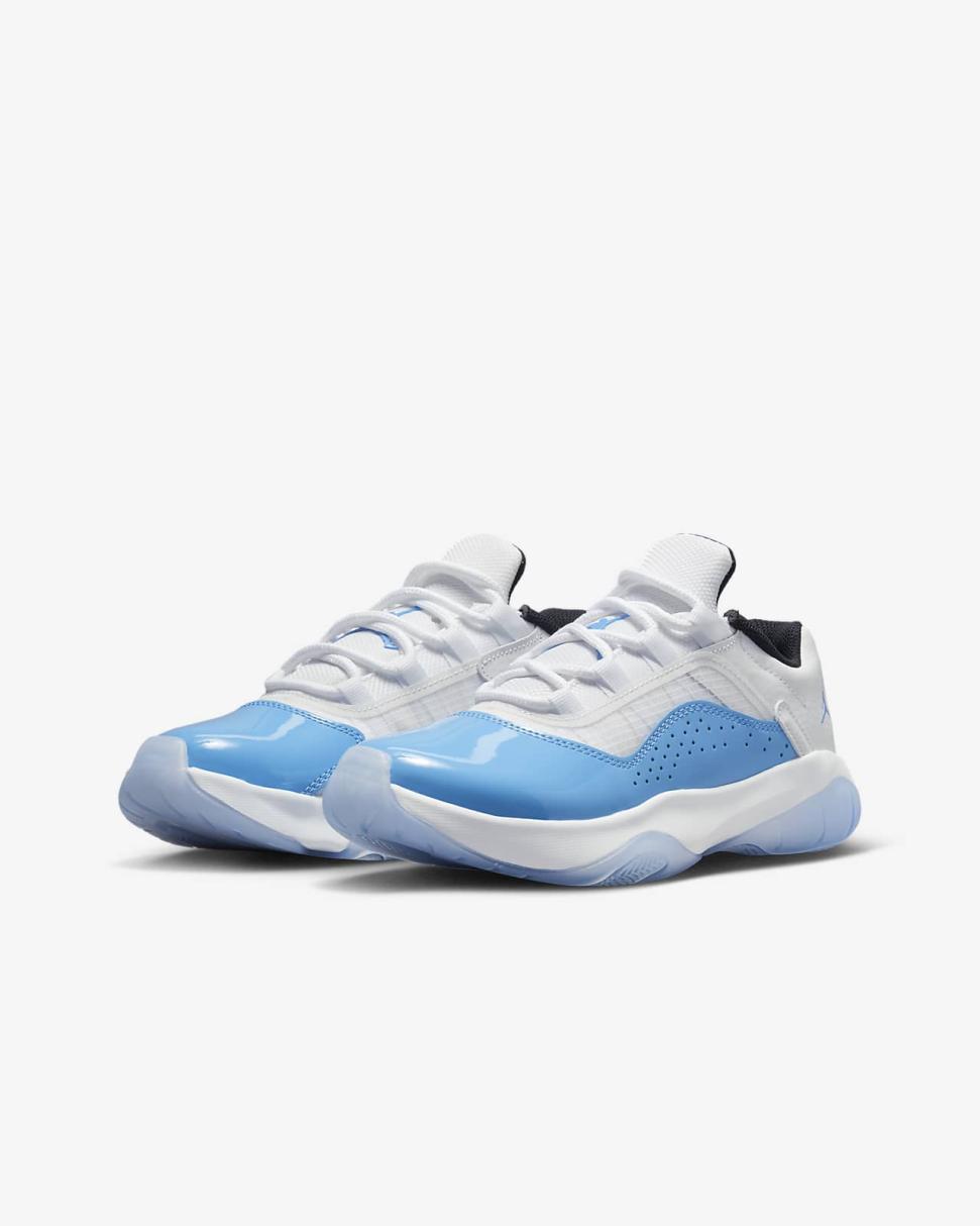 Air Jordan 11 CMFT Low White/Black/University Blue | Kids Nike Jordan
