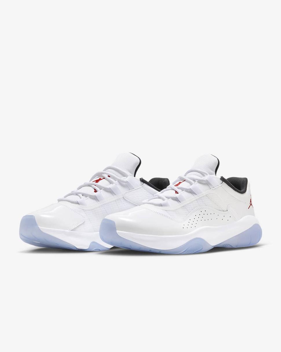 Air Jordan 11 CMFT Low White/Black/Varsity Red | Mens Nike Lifestyle