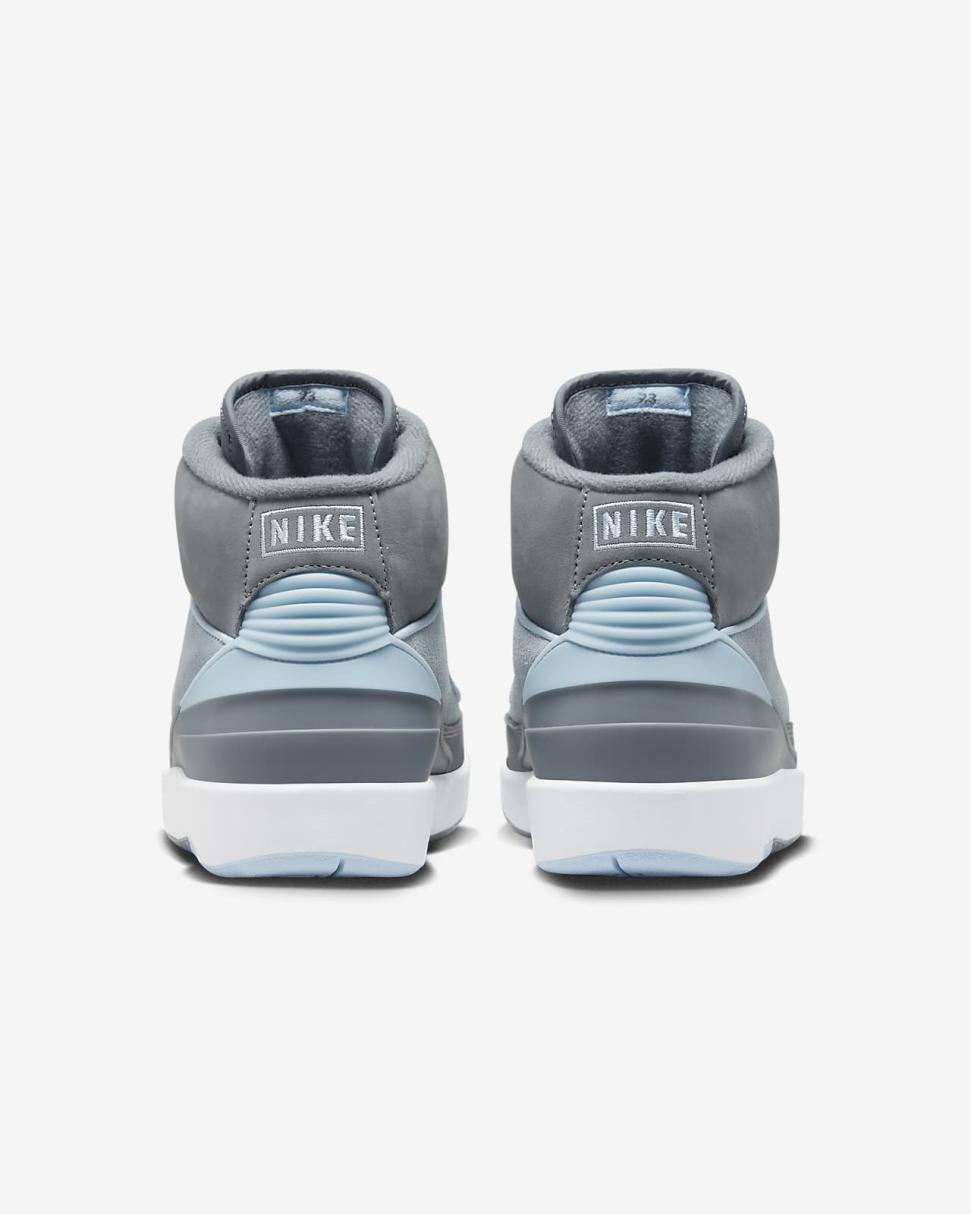 Air Jordan 2 Retro Cool Grey/White/Ice Blue | Womens Nike Lifestyle