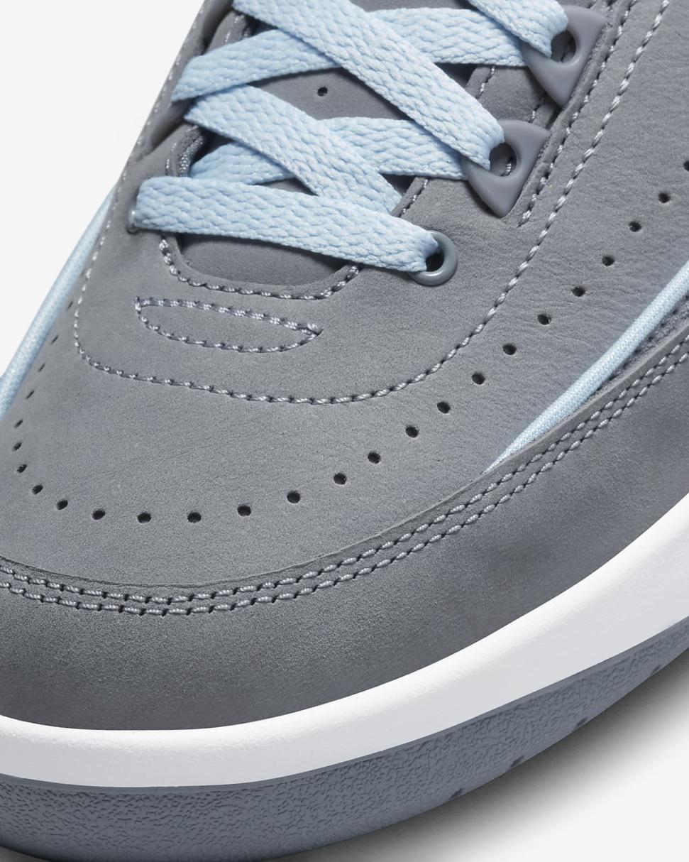Air Jordan 2 Retro Cool Grey/White/Ice Blue | Womens Nike Lifestyle