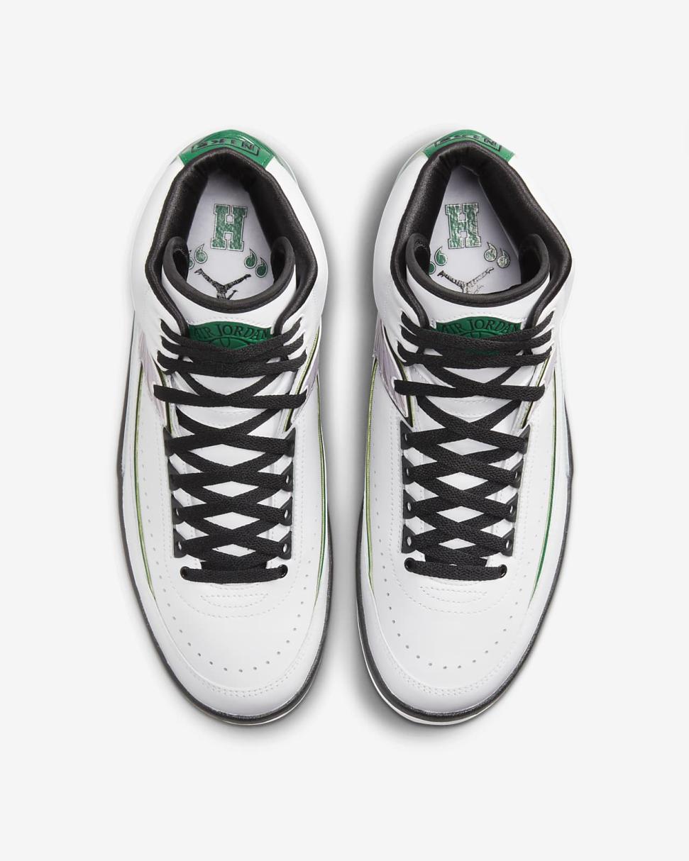 Air Jordan 2 Retro “H” Wings White/Malachite/Black | Mens Nike Lifestyle