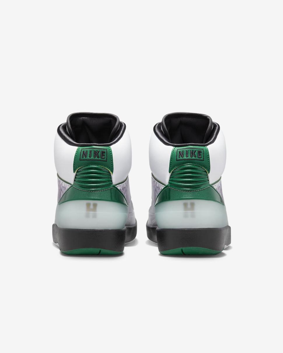 Air Jordan 2 Retro “H” Wings White/Malachite/Black | Mens Nike Lifestyle