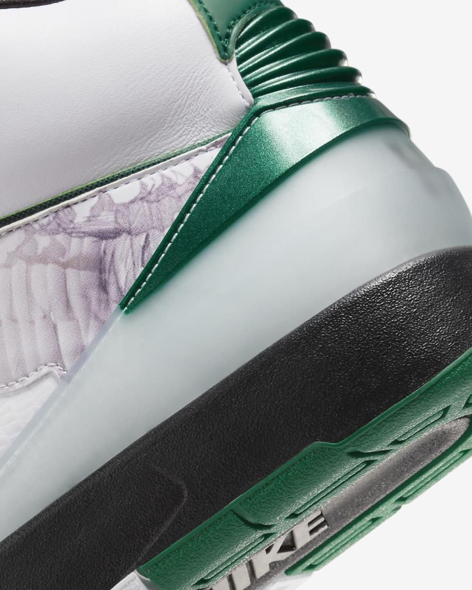 Air Jordan 2 Retro “H” Wings White/Malachite/Black | Mens Nike Lifestyle
