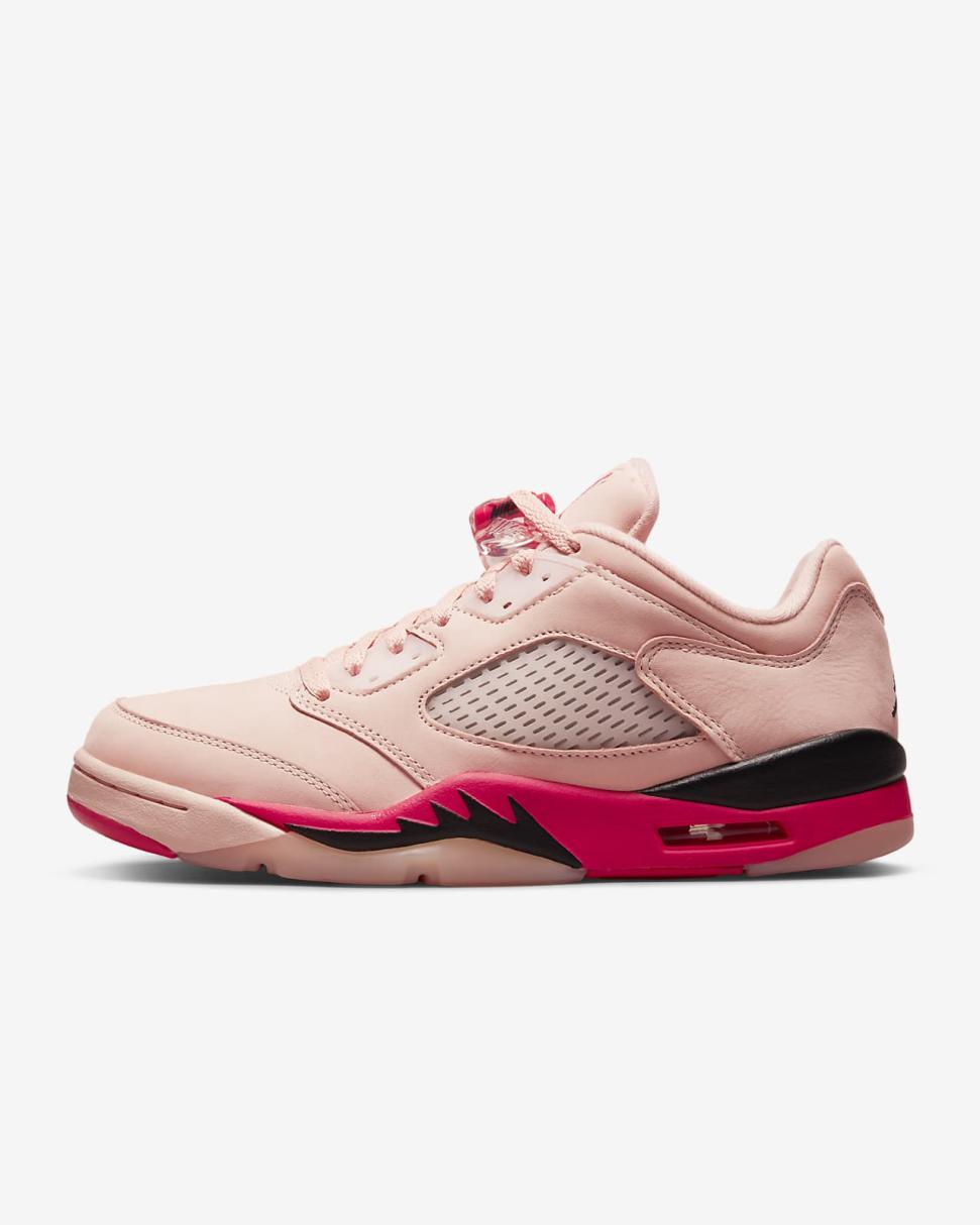 Air Jordan 5 Retro Low Arctic Orange/Black/Siren Red | Womens Nike Lifestyle
