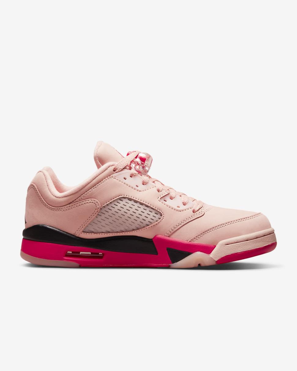 Air Jordan 5 Retro Low Arctic Orange/Black/Siren Red | Womens Nike Lifestyle