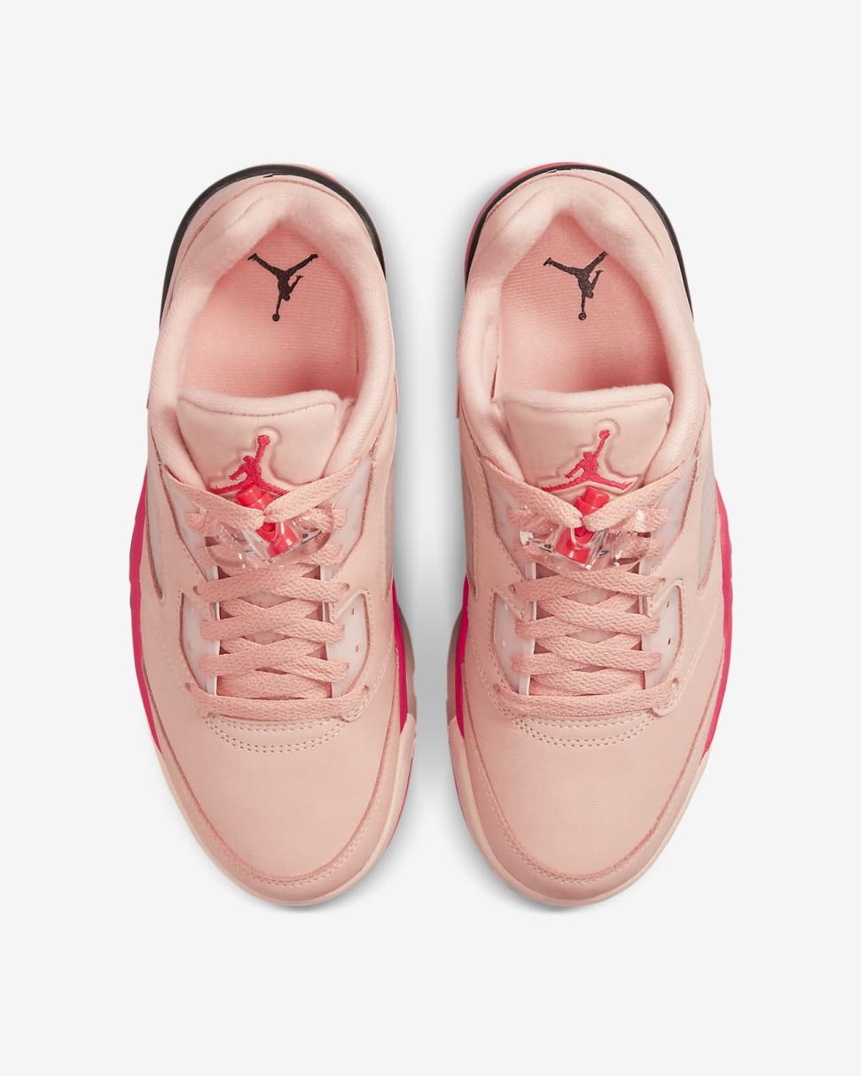 Air Jordan 5 Retro Low Arctic Orange/Black/Siren Red | Womens Nike Lifestyle