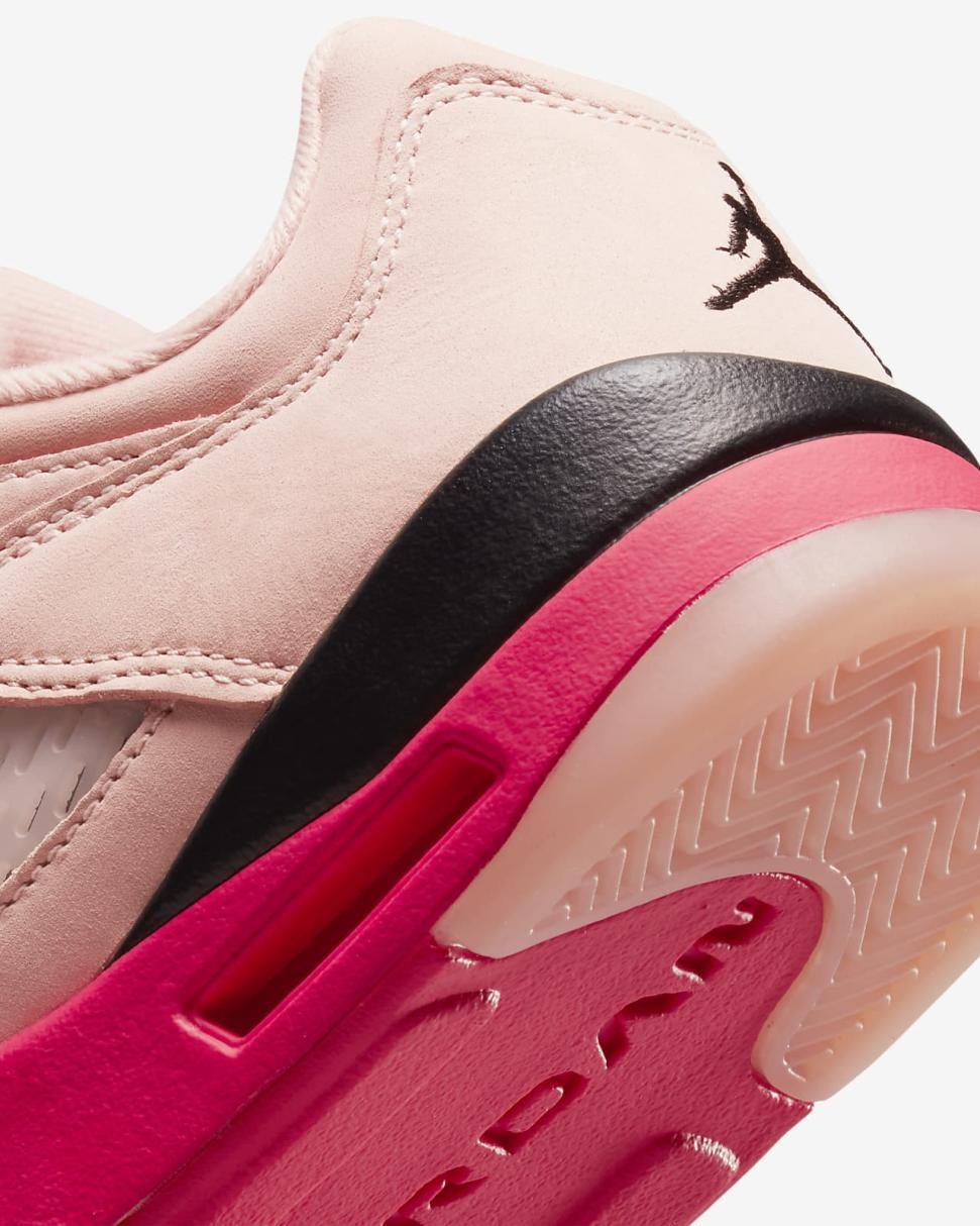 Air Jordan 5 Retro Low Arctic Orange/Black/Siren Red | Womens Nike Lifestyle