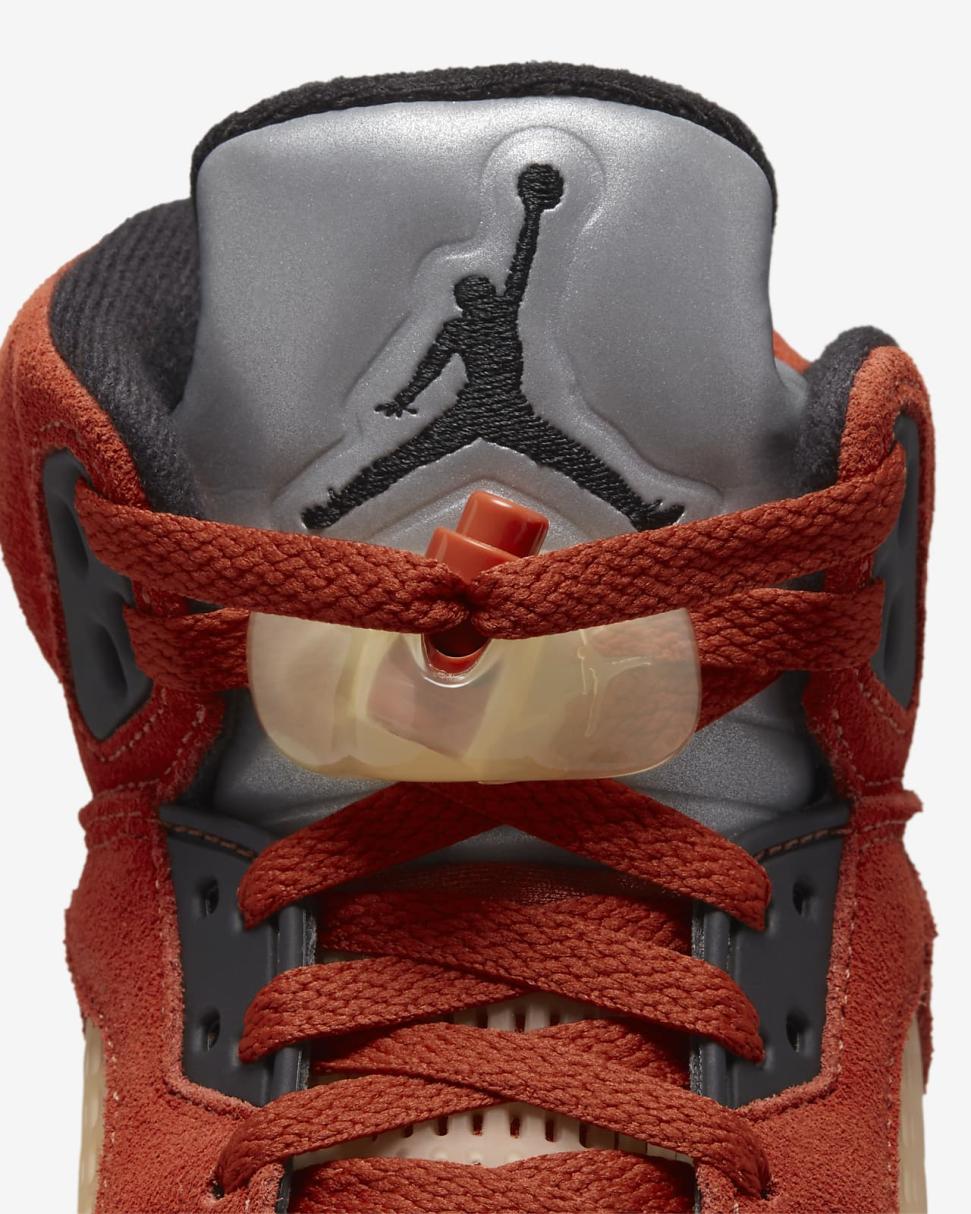 Air Jordan 5 Retro Martian Sunrise/Fire Red/Muslin/Black | Womens Nike Lifestyle