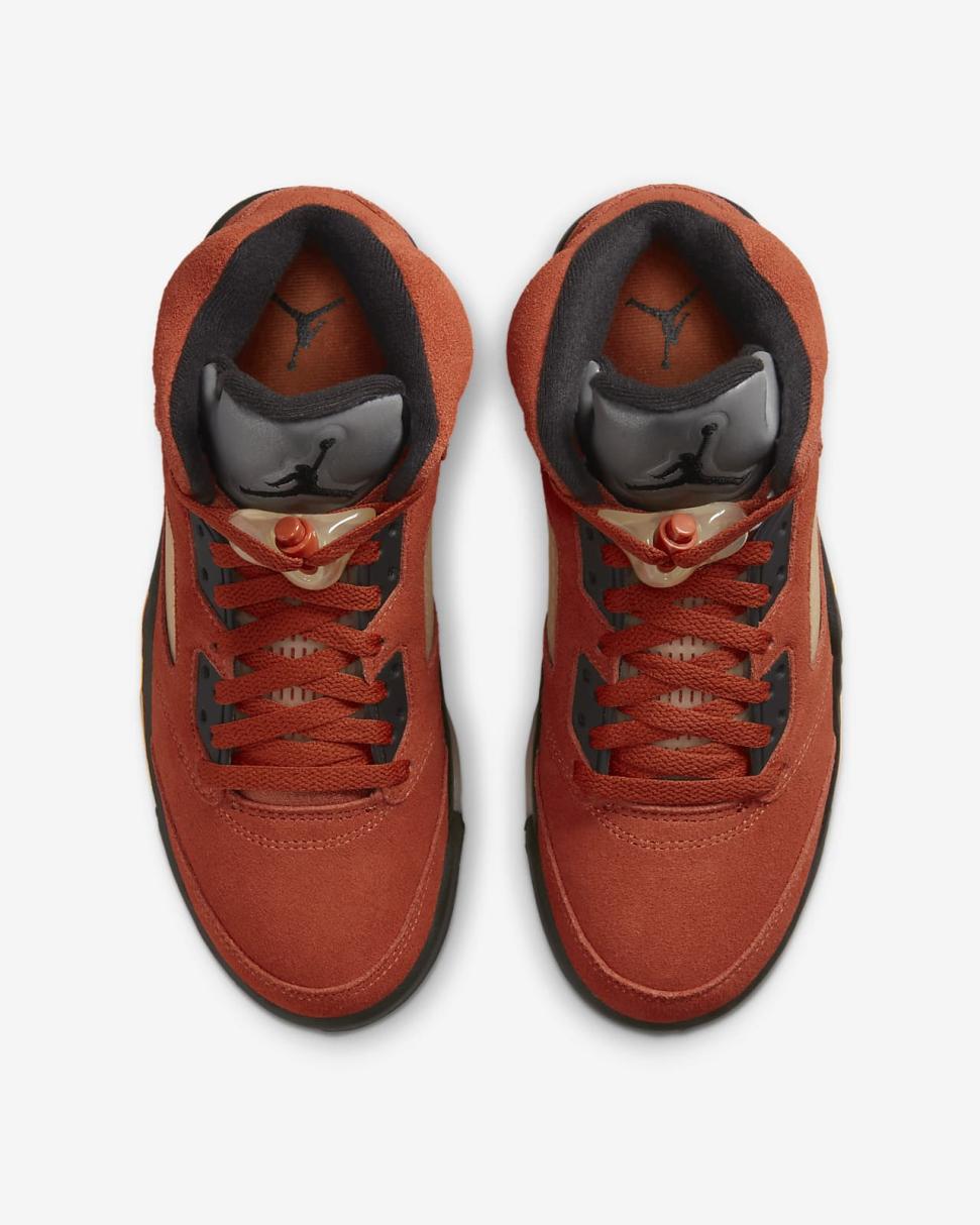 Air Jordan 5 Retro Martian Sunrise/Fire Red/Muslin/Black | Womens Nike Lifestyle
