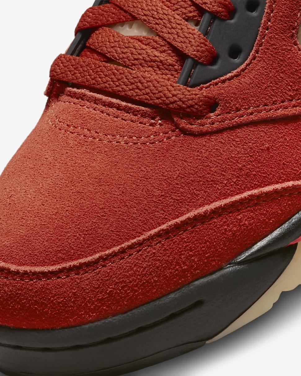 Air Jordan 5 Retro Martian Sunrise/Fire Red/Muslin/Black | Womens Nike Lifestyle