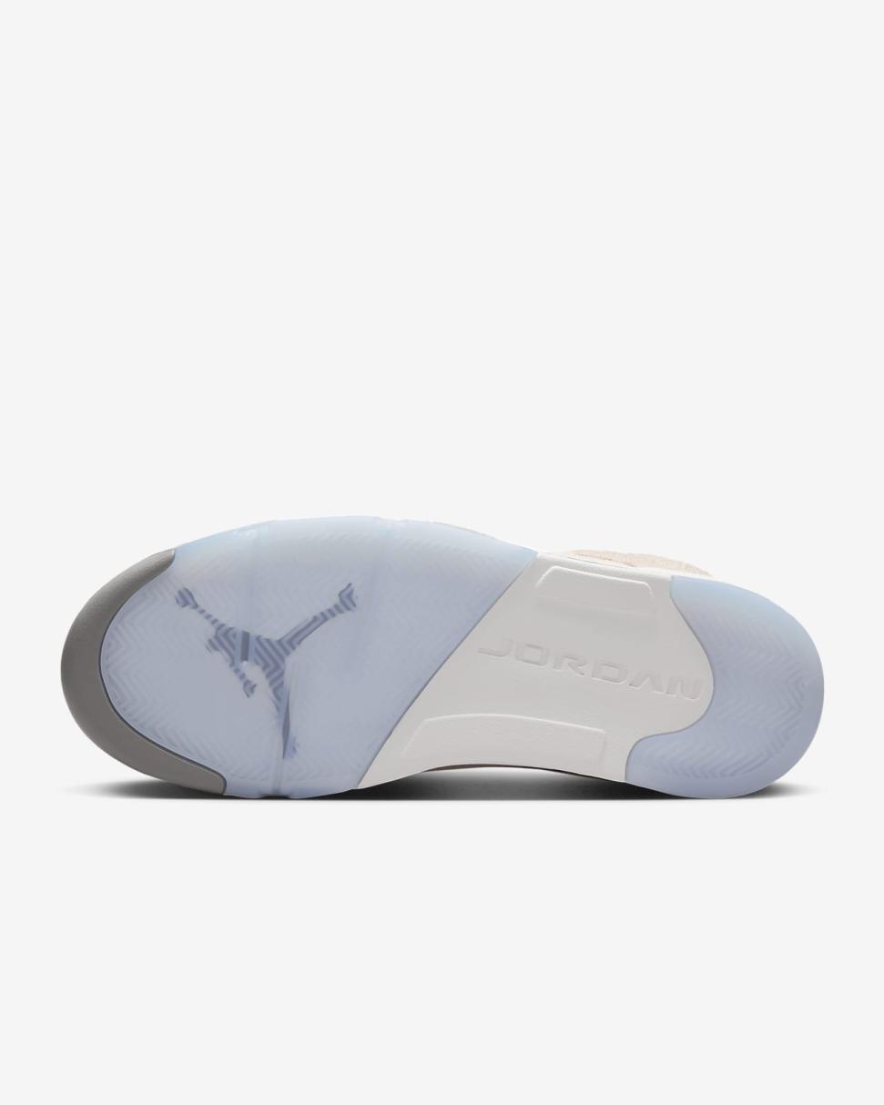 Air Jordan 5 Retro SE Craft Light Orewood Brown/Flat Pewter/Sail/Safety Orange | Mens Nike Lifestyle