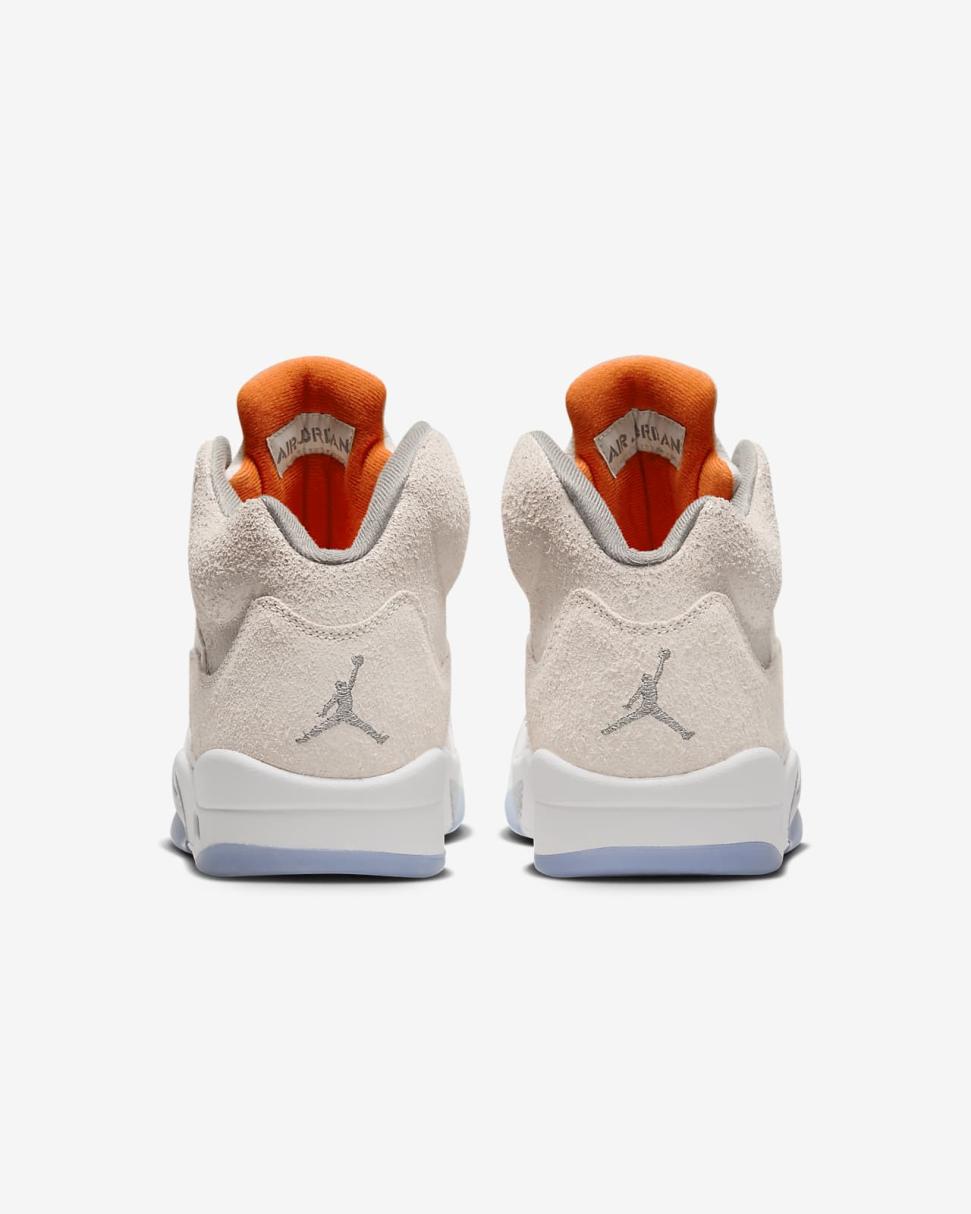 Air Jordan 5 Retro SE Craft Light Orewood Brown/Flat Pewter/Sail/Safety Orange | Mens Nike Lifestyle