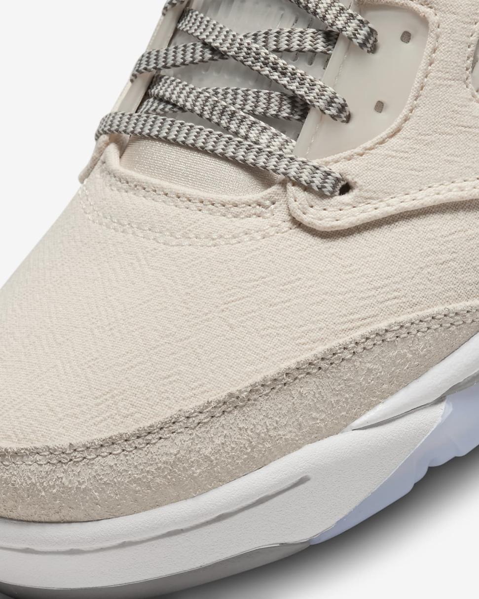 Air Jordan 5 Retro SE Craft Light Orewood Brown/Flat Pewter/Sail/Safety Orange | Mens Nike Lifestyle