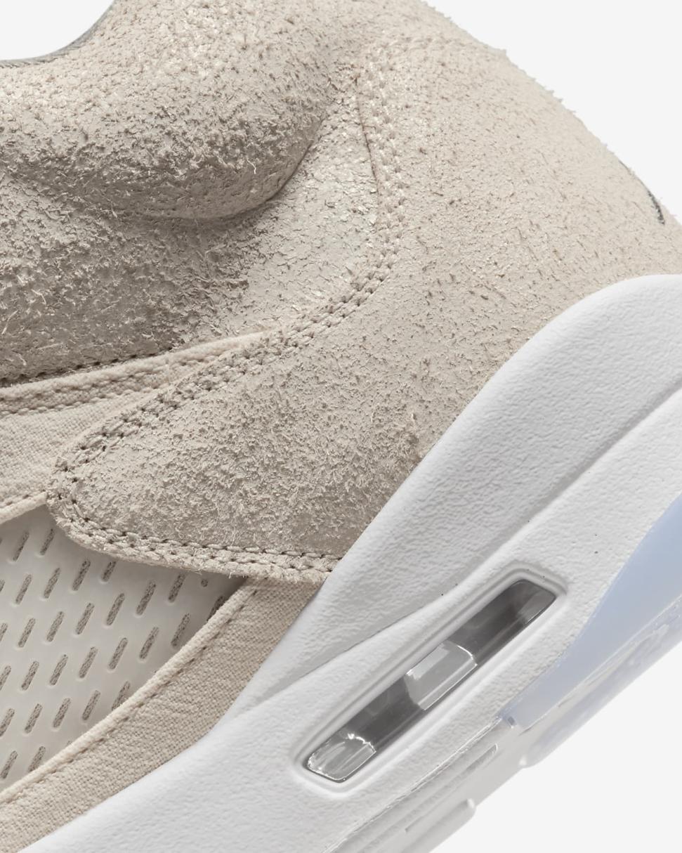 Air Jordan 5 Retro SE Craft Light Orewood Brown/Flat Pewter/Sail/Safety Orange | Mens Nike Lifestyle