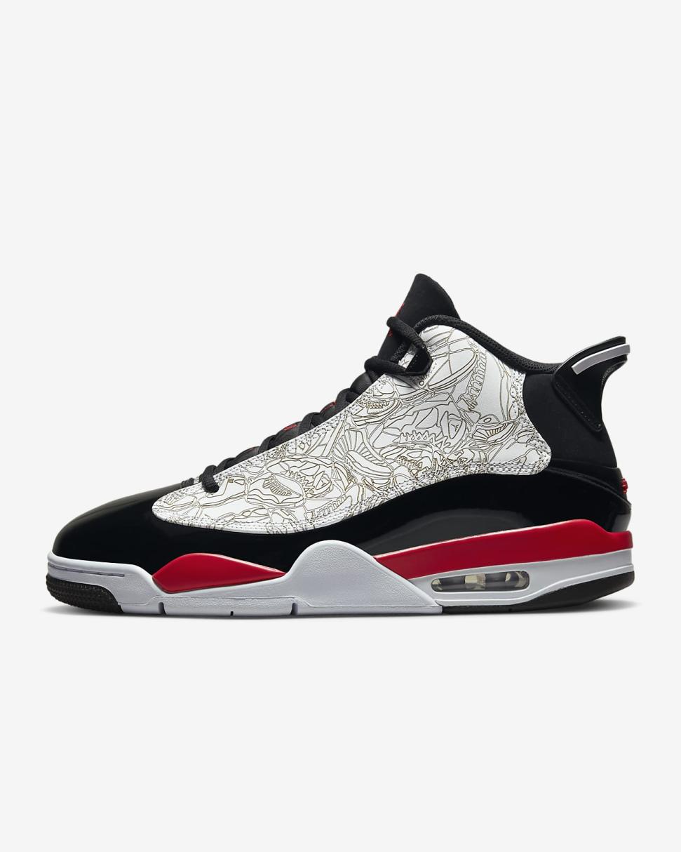 Air Jordan Dub Zero White/Black/Fire Red | Mens Nike Lifestyle