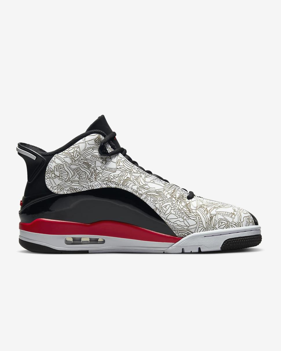 Air Jordan Dub Zero White/Black/Fire Red | Mens Nike Lifestyle