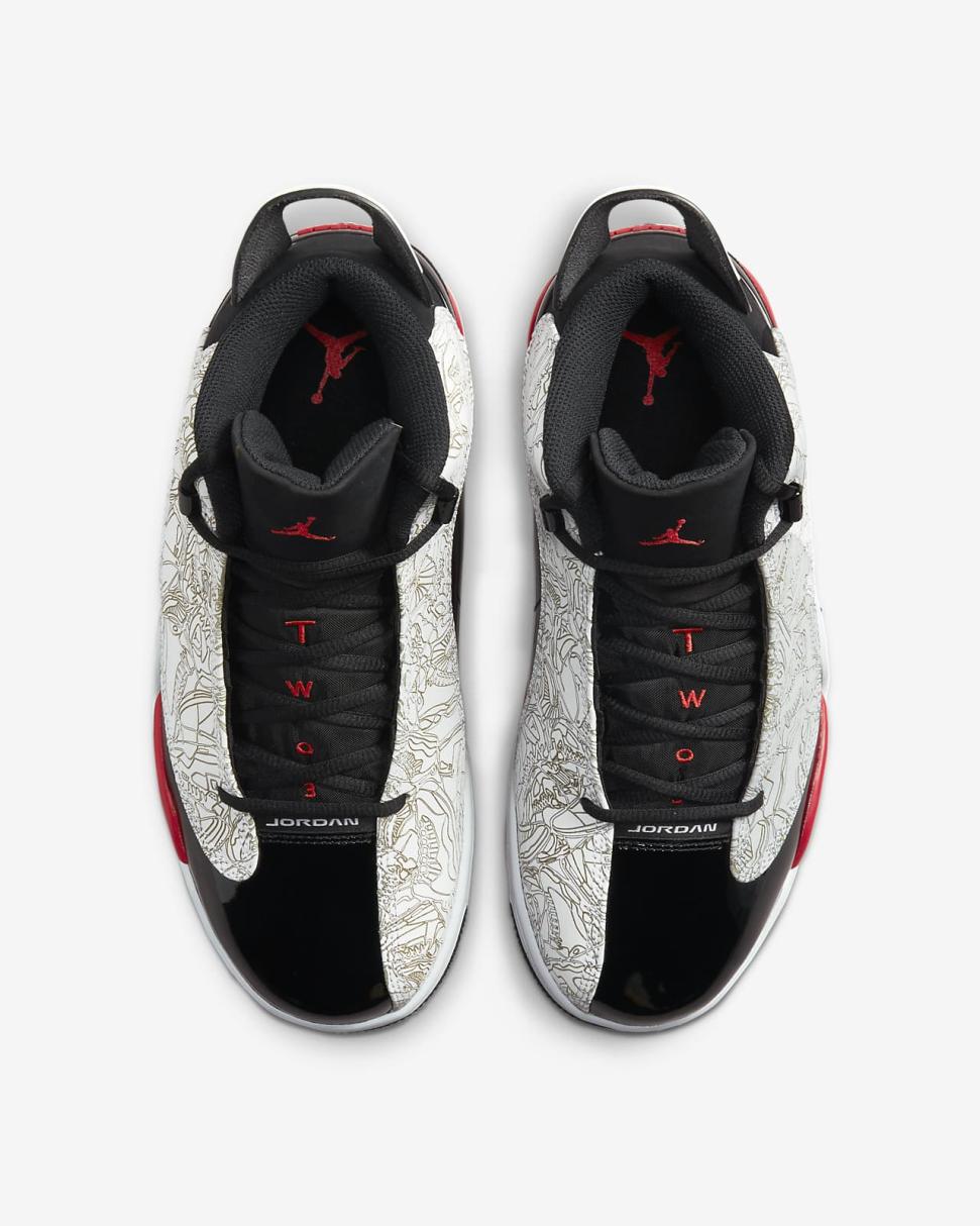 Air Jordan Dub Zero White/Black/Fire Red | Mens Nike Lifestyle
