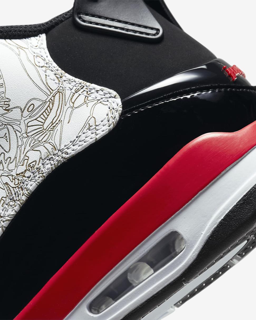 Air Jordan Dub Zero White/Black/Fire Red | Mens Nike Lifestyle