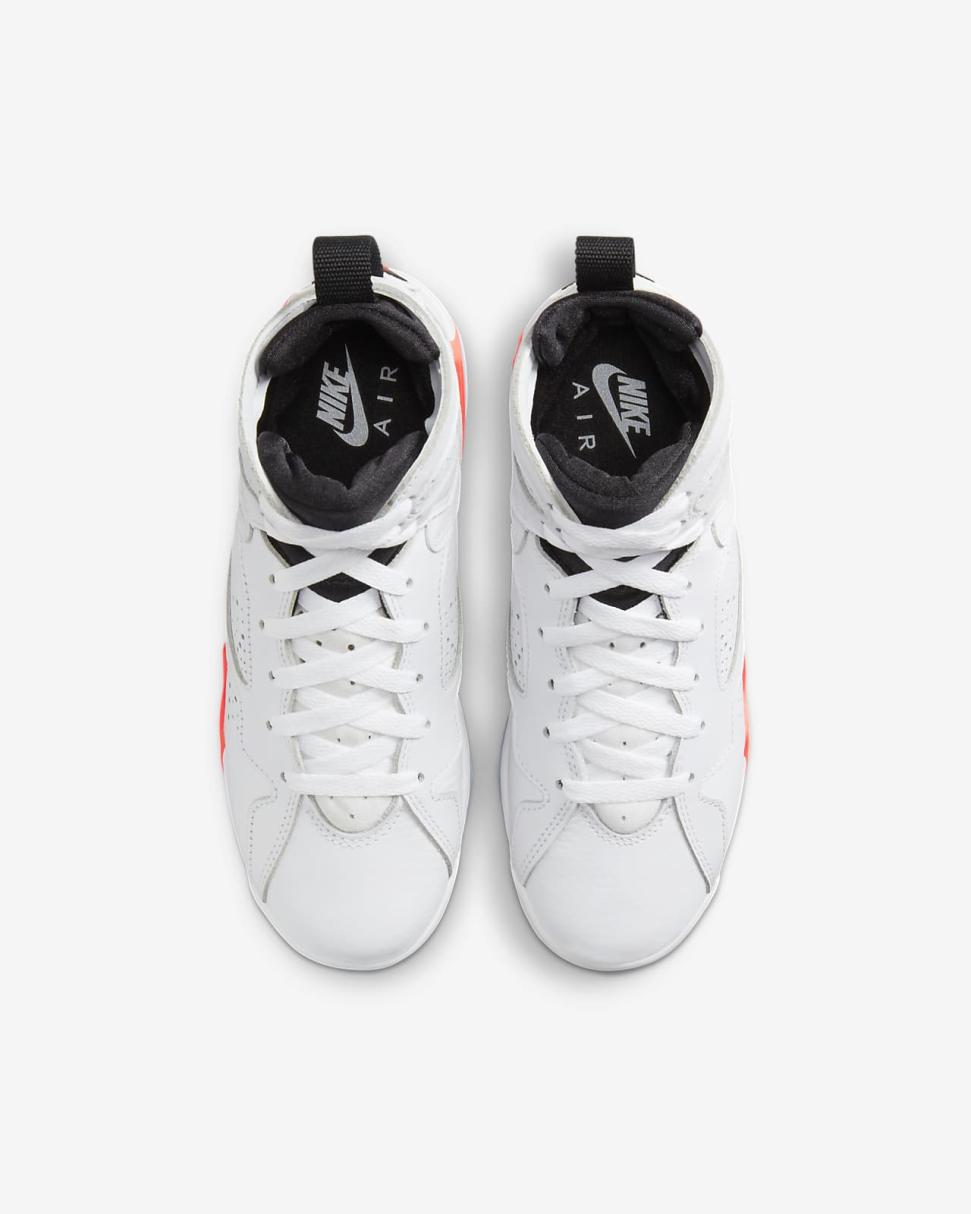 Air Jordan Retro 7 White/Black/Crimson | Kids Nike Jordan