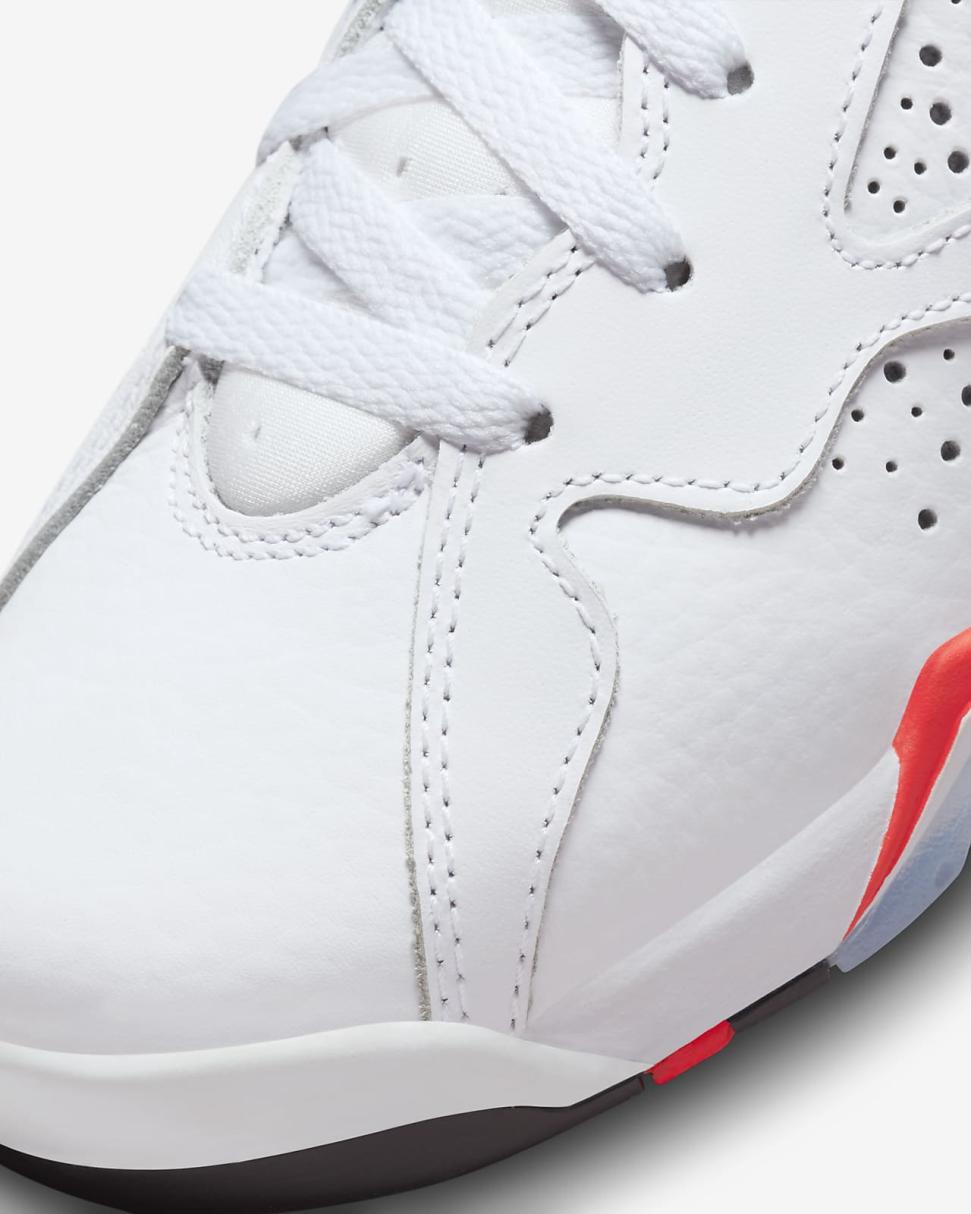 Air Jordan Retro 7 White/Black/Crimson | Kids Nike Jordan