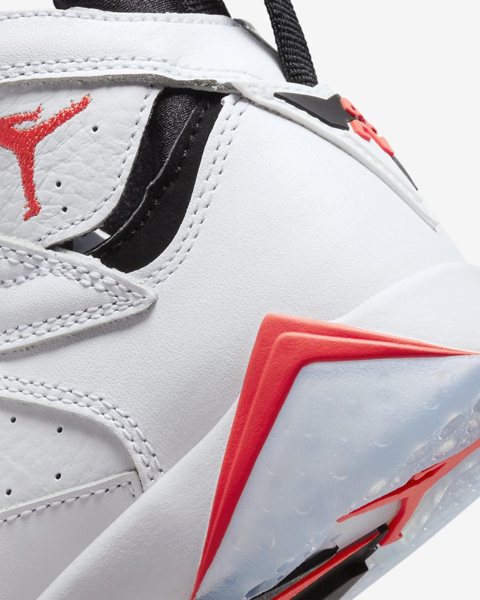 Air Jordan Retro 7 White/Black/Crimson | Kids Nike Jordan