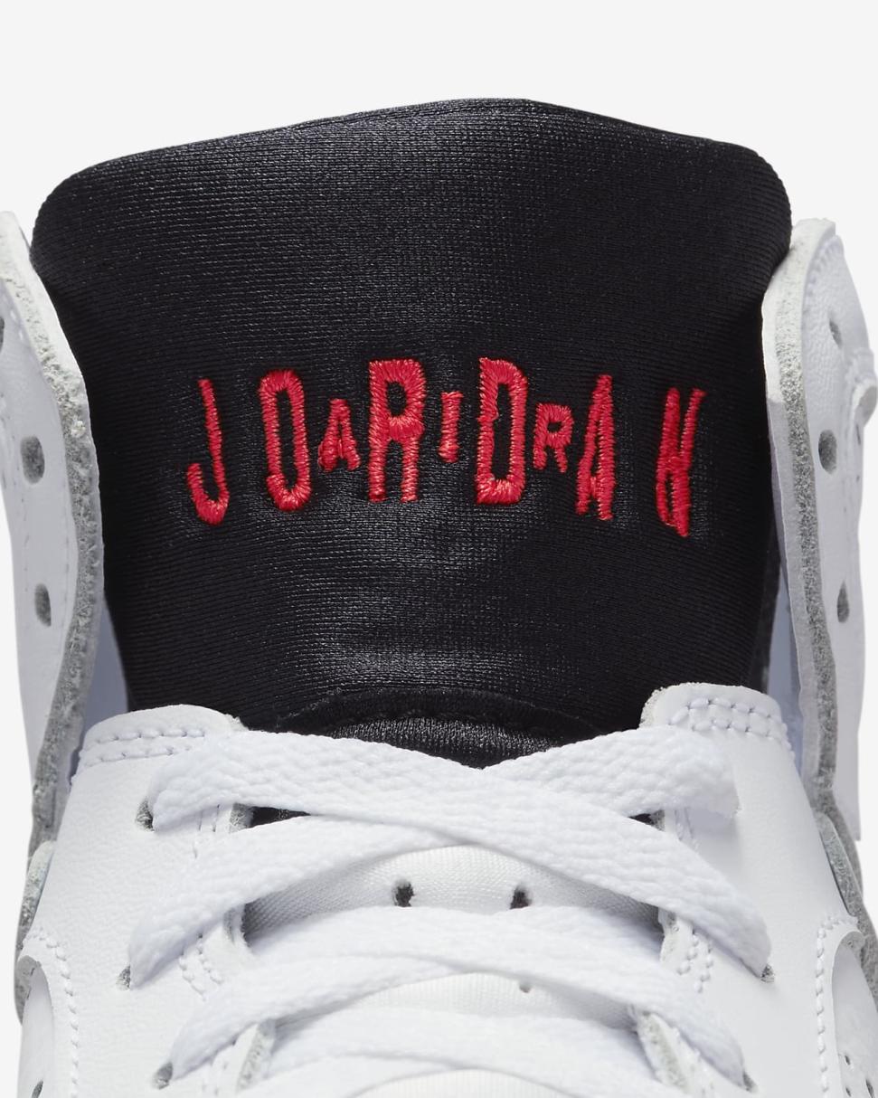 Air Jordan Retro 7 White/Black/Crimson | Kids Nike Jordan
