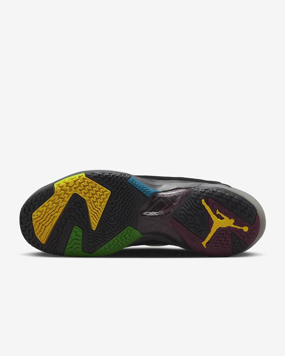 Air Jordan XXXVII Black/Midnight Fog/Midas Gold/Bordeaux | Mens/Womens Nike Jordan