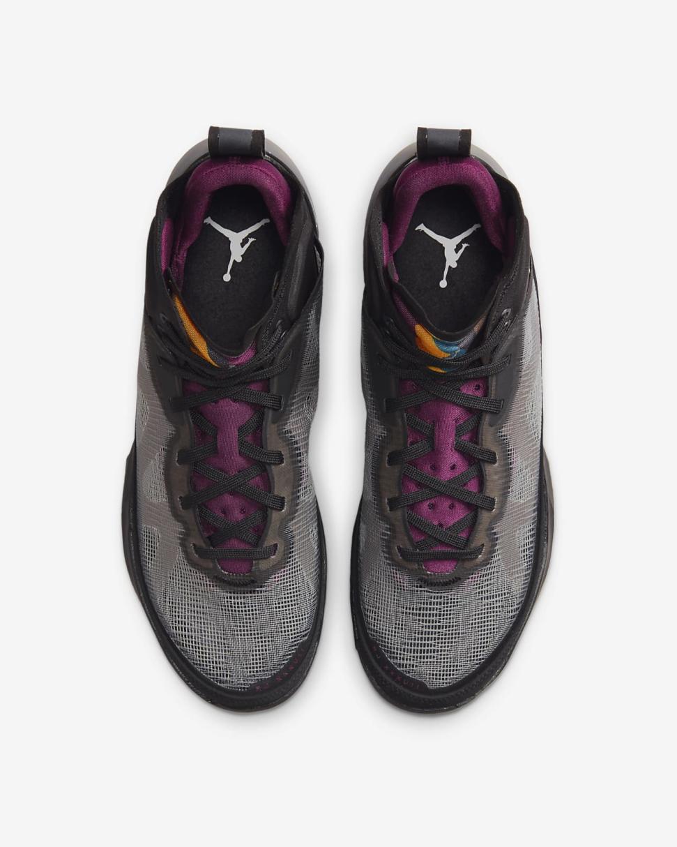 Air Jordan XXXVII Black/Midnight Fog/Midas Gold/Bordeaux | Mens/Womens Nike Jordan