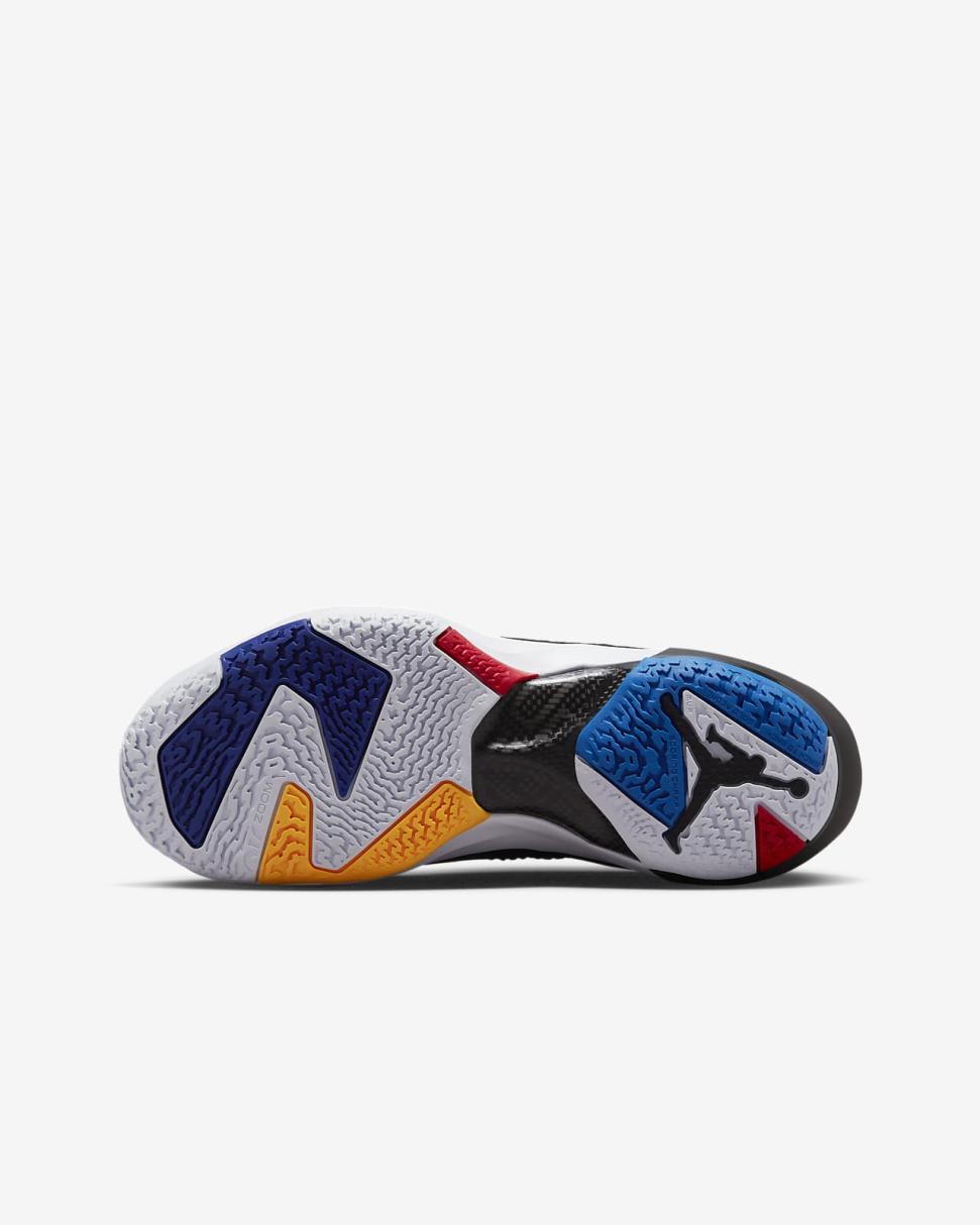 Air Jordan XXXVII Black/University Red/Bright Concord/White | Kids Nike Jordan