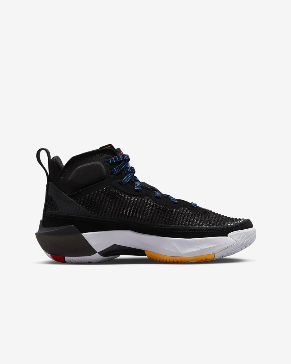 Air Jordan XXXVII Black/University Red/Bright Concord/White | Kids Nike Jordan