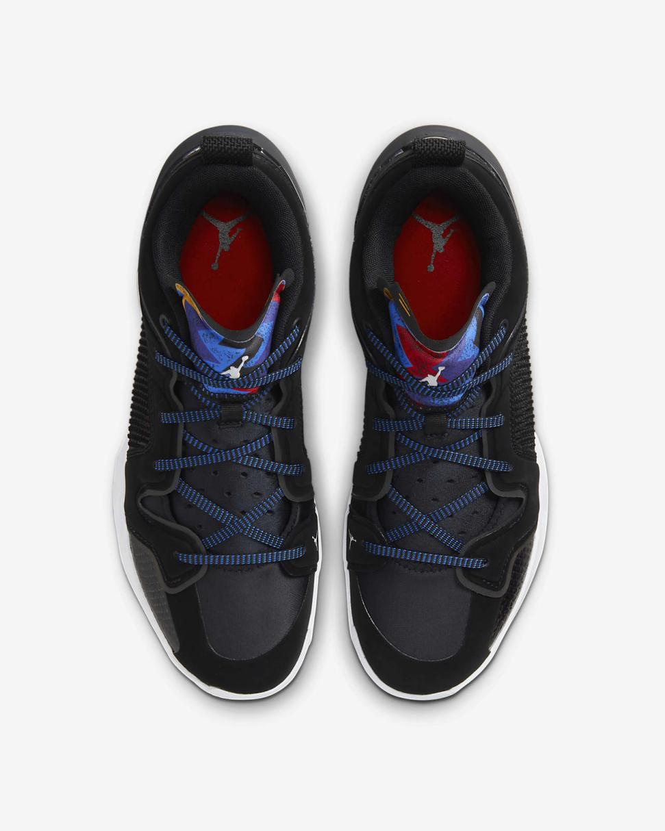 Air Jordan XXXVII Low Black/University Red/Bright Concord/White | Mens/Womens Nike Jordan