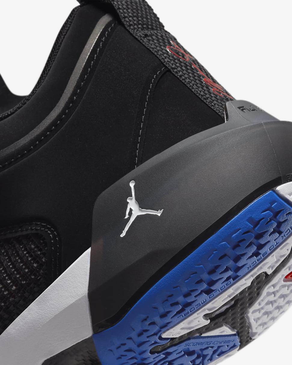 Air Jordan XXXVII Low Black/University Red/Bright Concord/White | Mens/Womens Nike Jordan