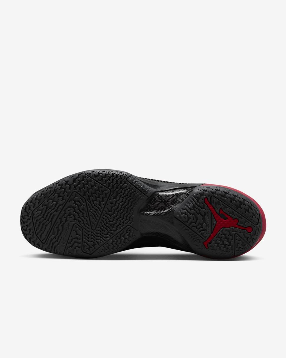 Air Jordan XXXVII Low Black/University Red/Dark Grey/Metallic Gold | Mens/Womens Nike Jordan