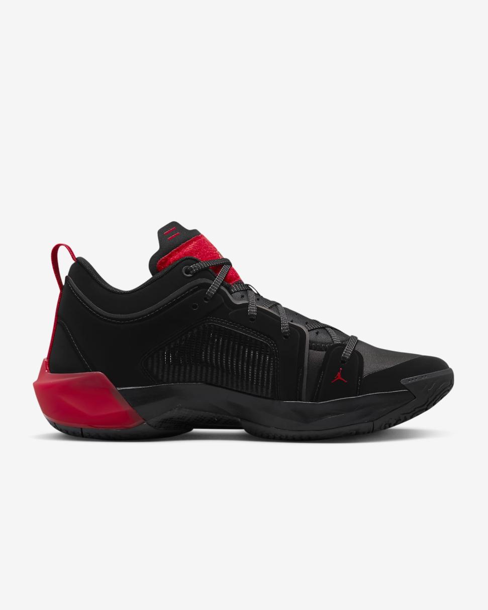 Air Jordan XXXVII Low Black/University Red/Dark Grey/Metallic Gold | Mens/Womens Nike Jordan