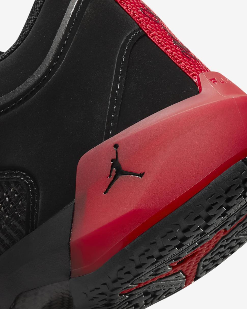 Air Jordan XXXVII Low Black/University Red/Dark Grey/Metallic Gold | Mens/Womens Nike Jordan