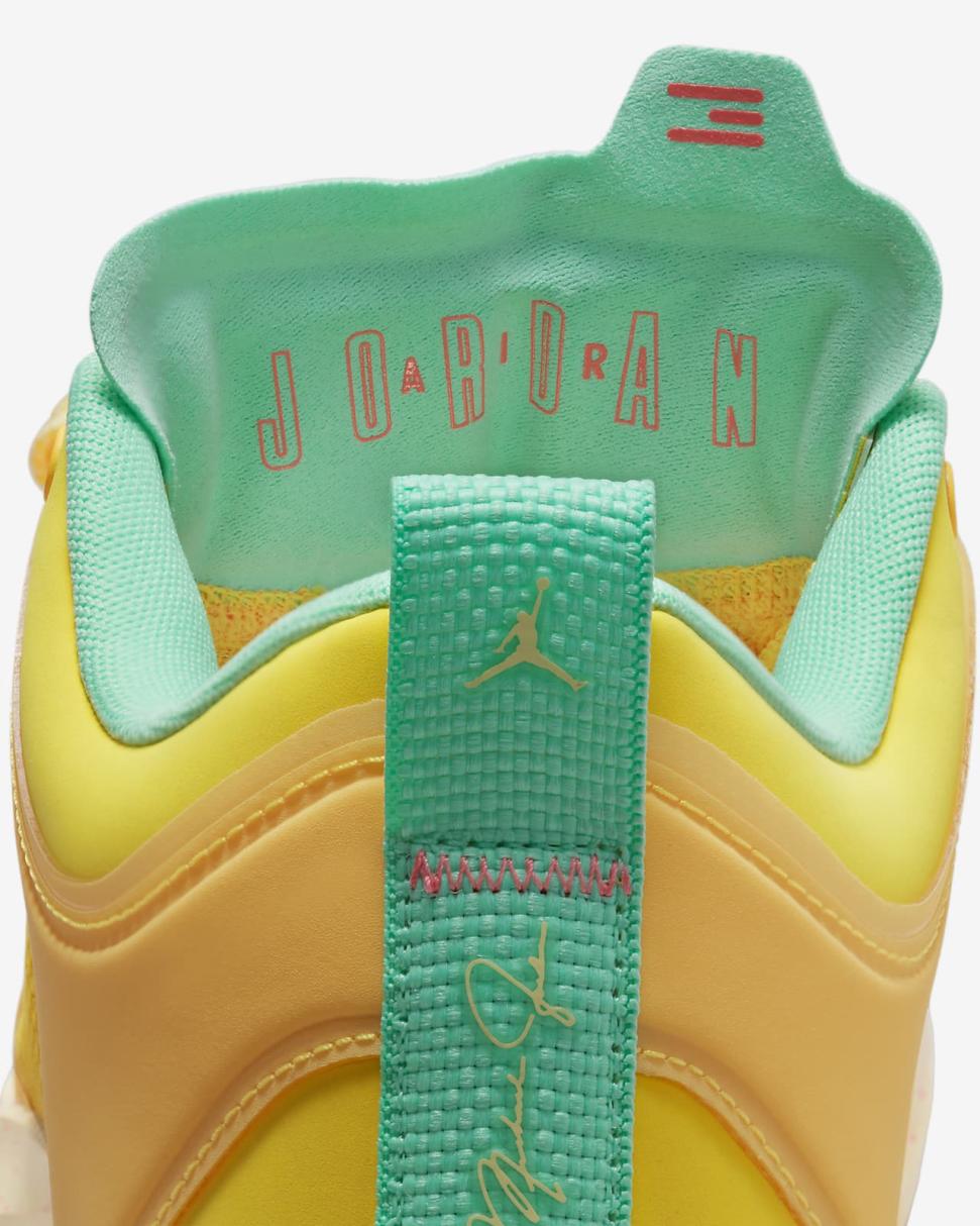 Air Jordan XXXVII Low Citron Pulse/Laser Orange/Citron Tint/Green Glow | Mens Nike Jordan