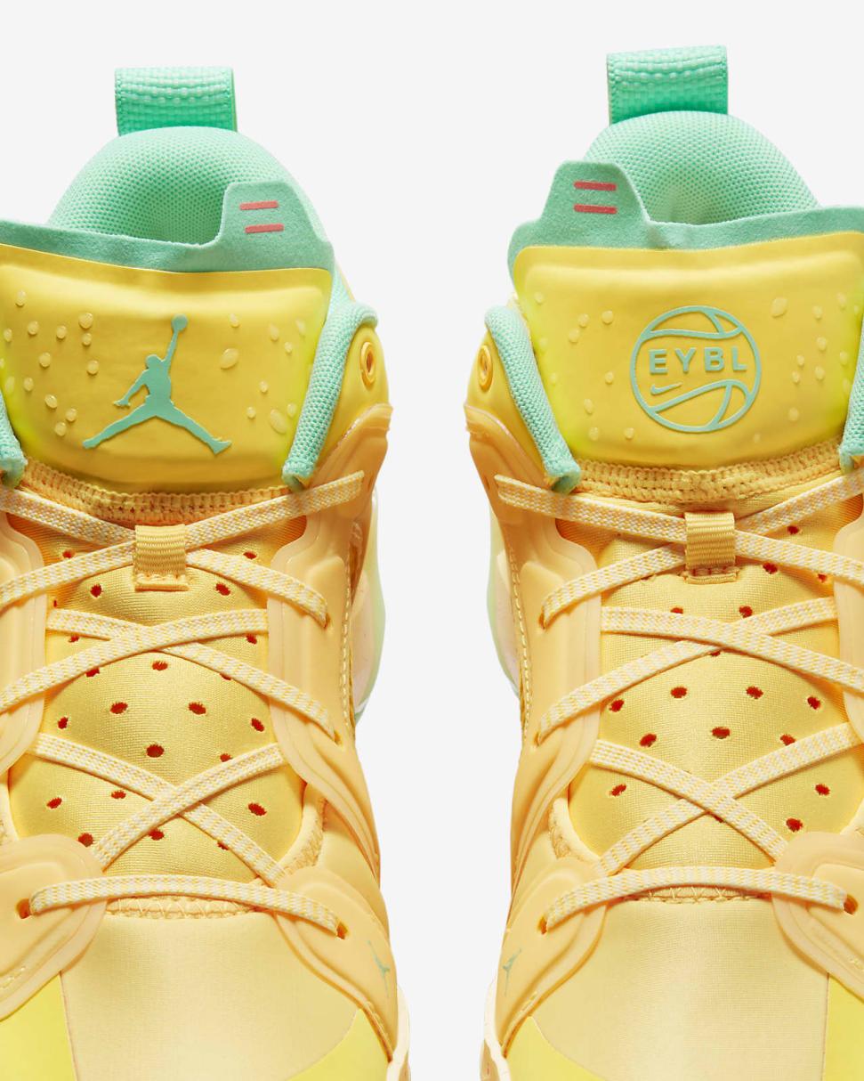 Air Jordan XXXVII Low Citron Pulse/Laser Orange/Citron Tint/Green Glow | Mens Nike Jordan