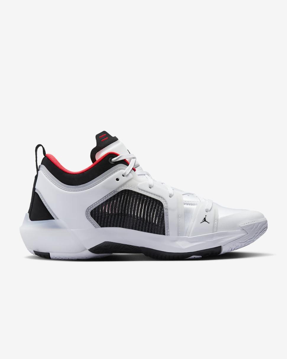 Air Jordan XXXVII Low White/Siren Red/Black | Mens/Womens Nike Jordan