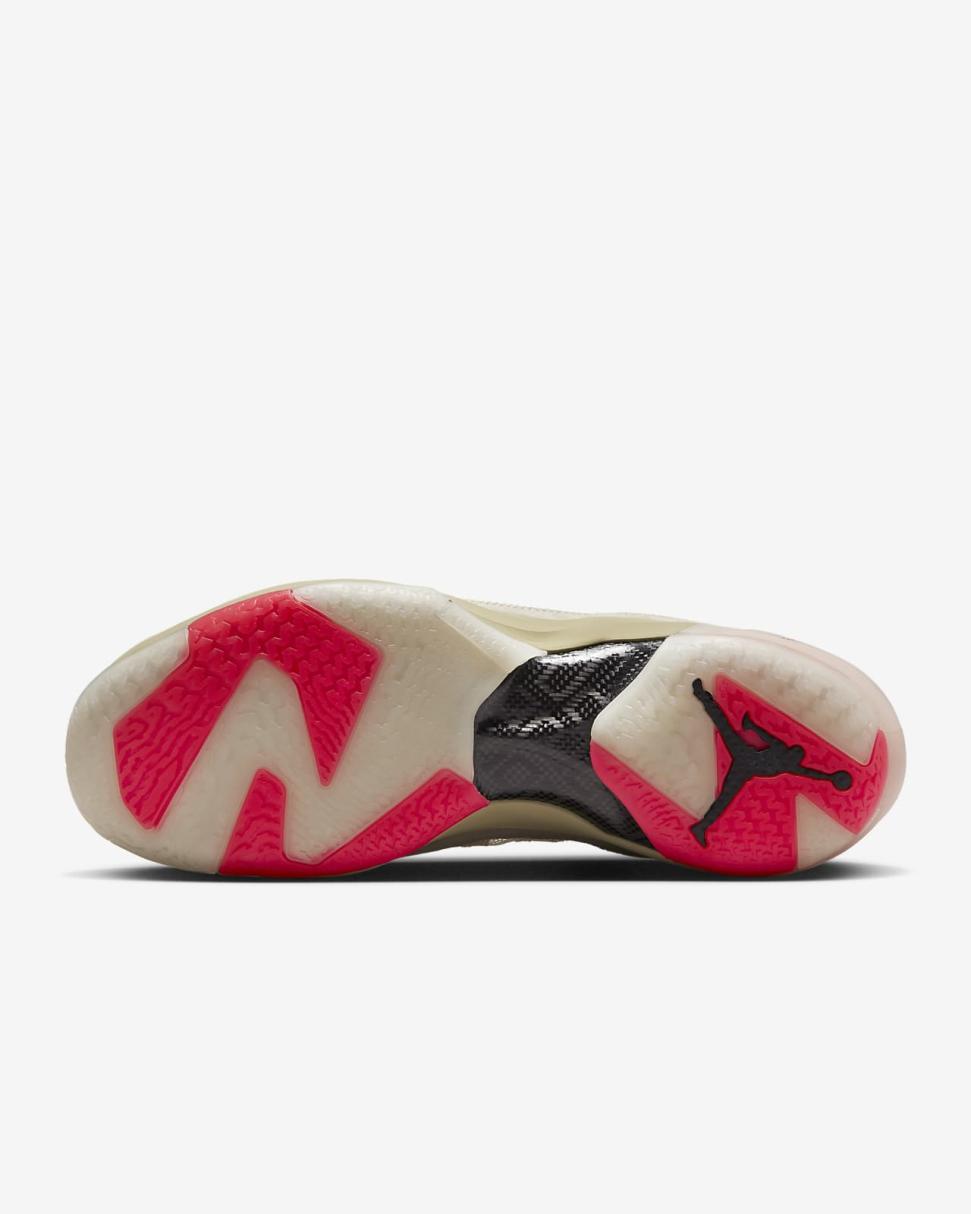 Air Jordan XXXVII PRM Rattan/Limestone/Black/Siren Red | Mens/Womens Nike Jordan