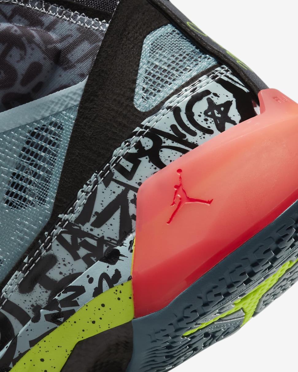 Air Jordan XXXVII Satou Ocean Cube/Volt/Black/Flash Crimson | Womens Nike Jordan