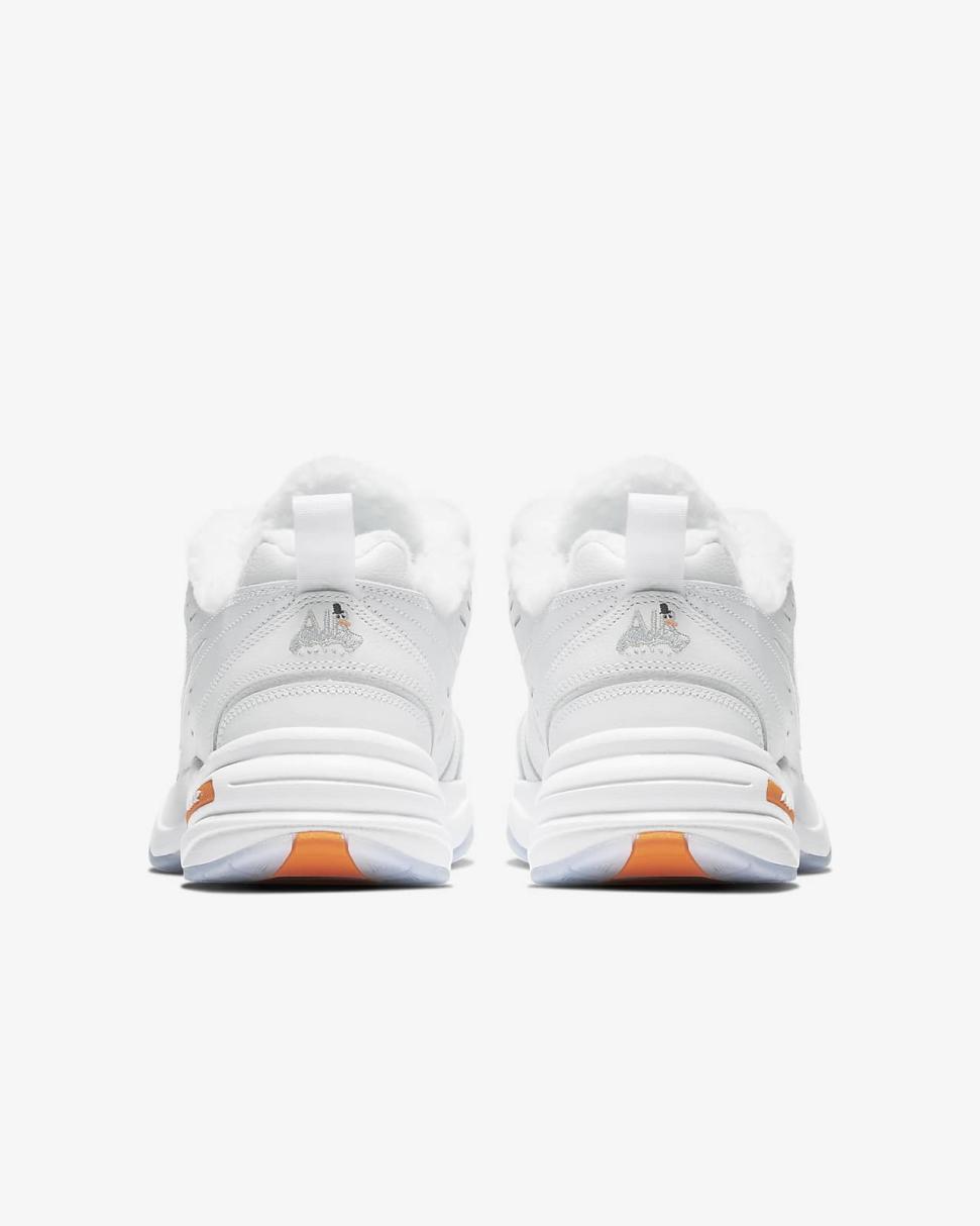 Air Monarch IV Premium White/Total Orange/Metallic Silver | Mens Nike Training & Gym