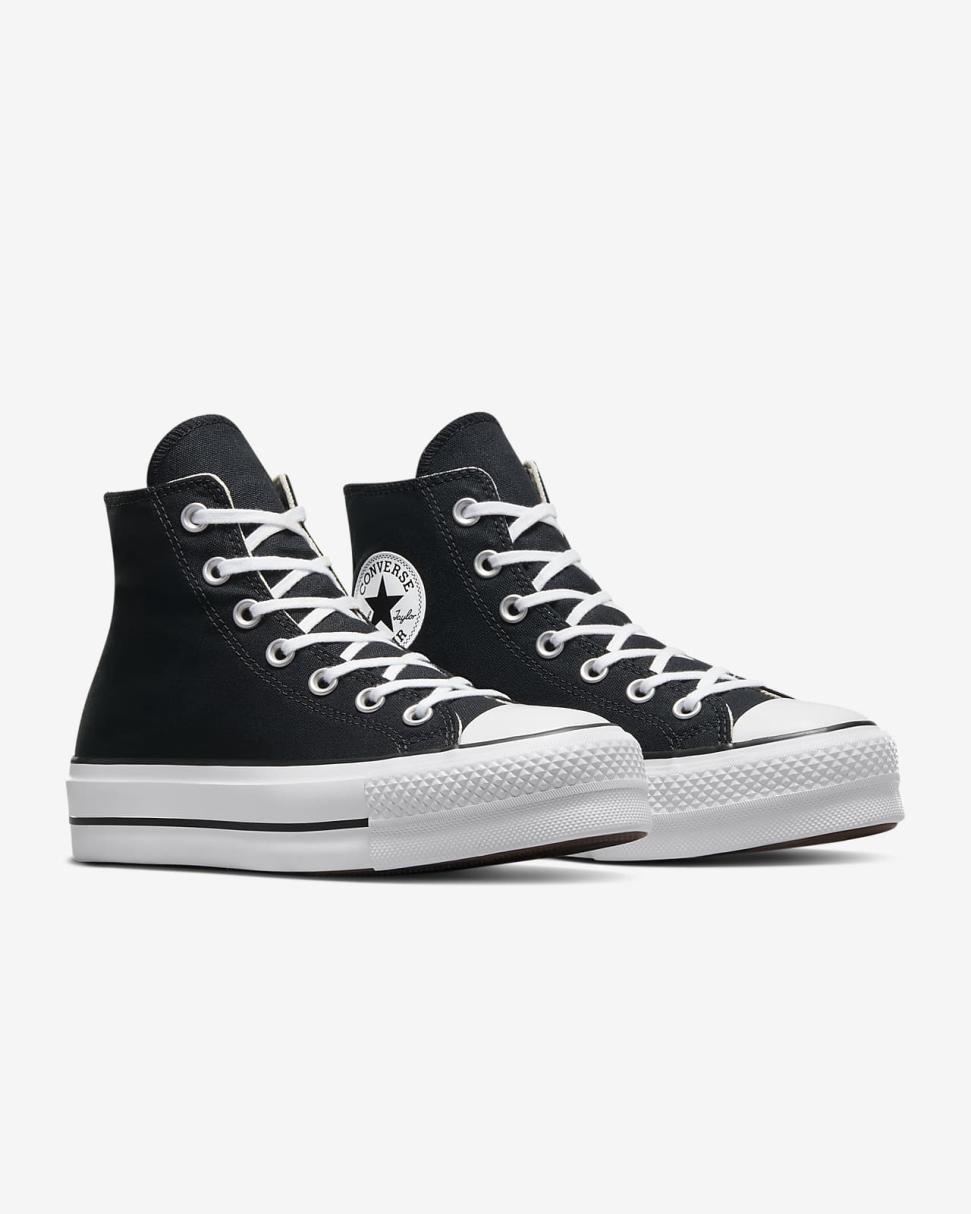 Chuck Taylor All Star Lift Platform Canvas Black | Womens Nike Lifestyle