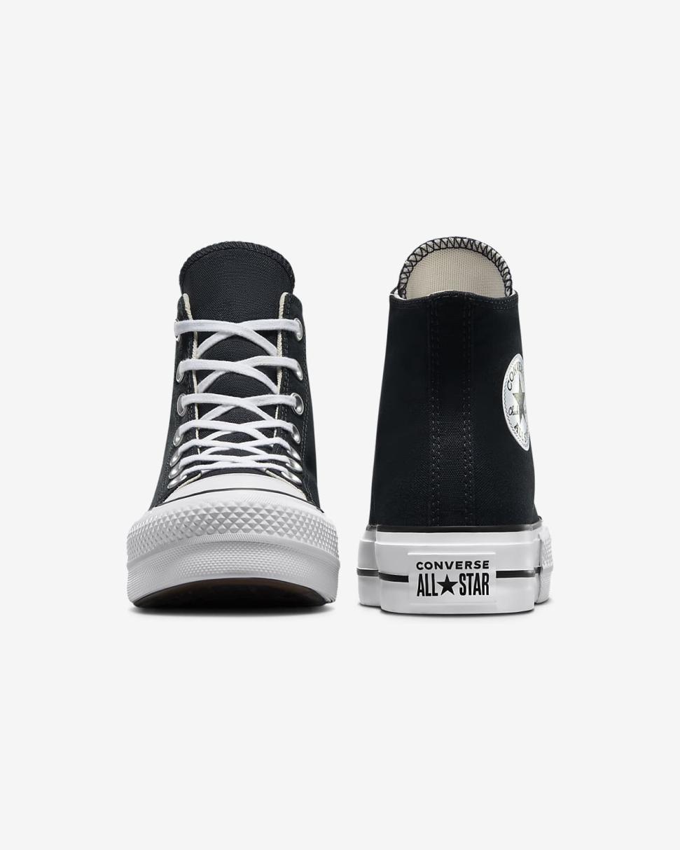 Chuck Taylor All Star Lift Platform Canvas Black | Womens Nike Lifestyle
