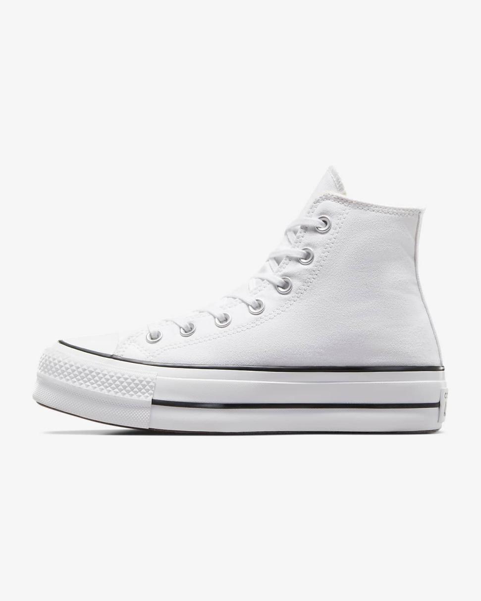 Chuck Taylor All Star Lift Platform Canvas White | Womens Nike Lifestyle