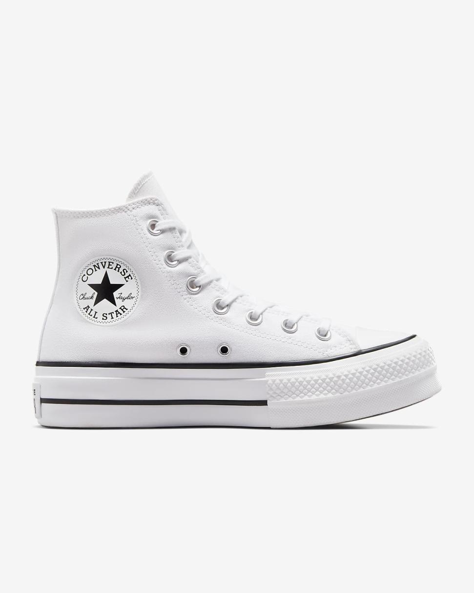 Chuck Taylor All Star Lift Platform Canvas White | Womens Nike Lifestyle