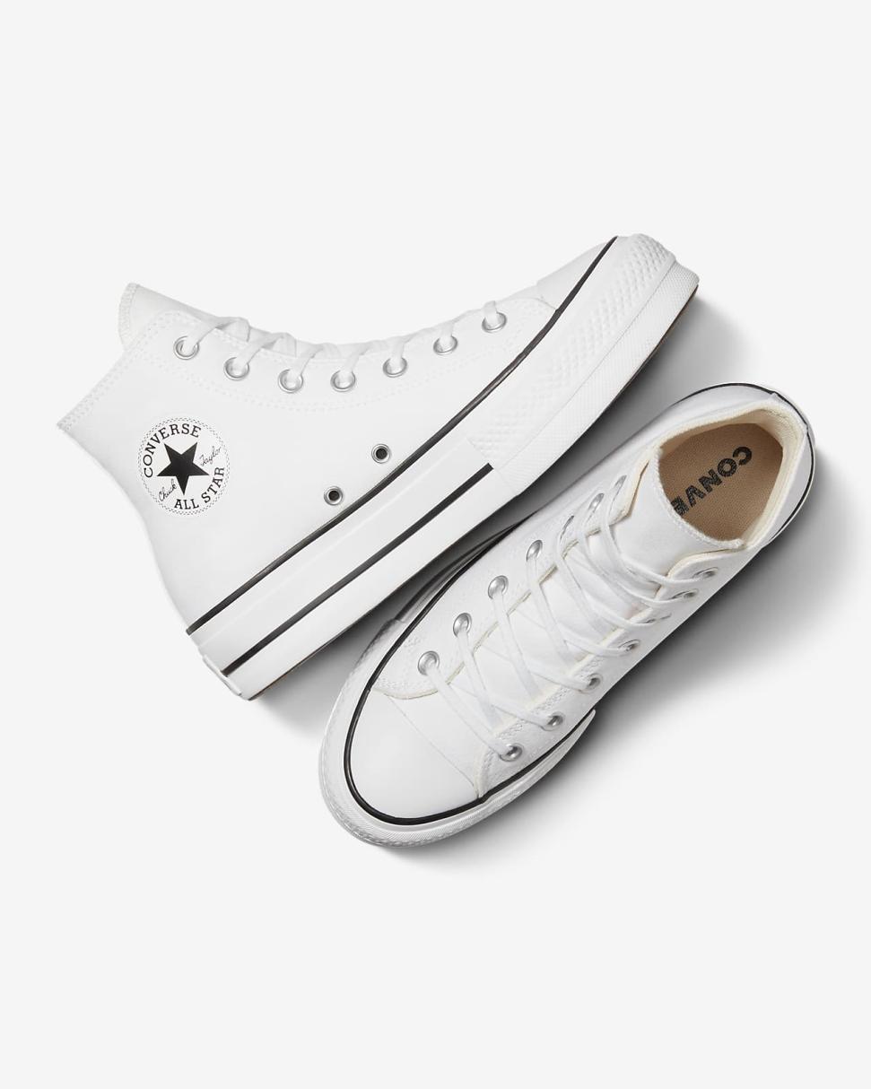 Chuck Taylor All Star Lift Platform Canvas White | Womens Nike Lifestyle